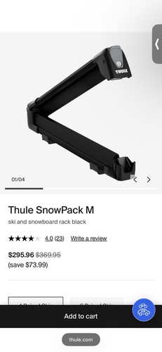 Ski rack thule - thule, m